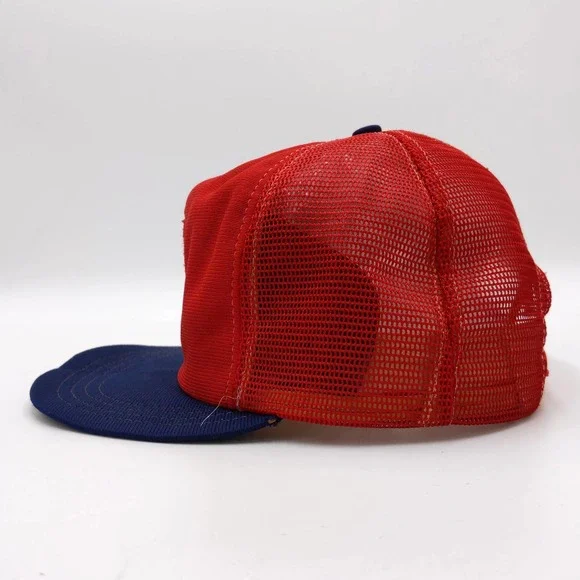 Vintage Minnesota Twins Snapback Trucker Hat Mesh Patch Logo MLB Cap 70s USA